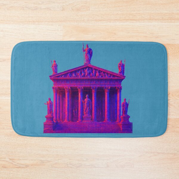 Item preview, Neon Roman Temple Vaporwave Aesthetic Art designed and sold by A E S T H E T A T A G.
