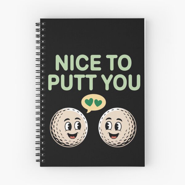 Item preview, Nice to Putt You Golf Pun Graphic for Golfers designed and sold by Slwankol.