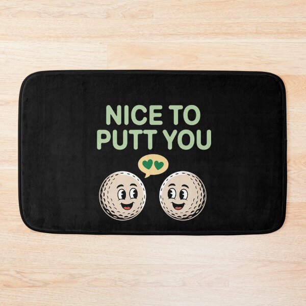 Item preview, Nice to Putt You Golf Pun Graphic for Golfers designed and sold by Slwankol.
