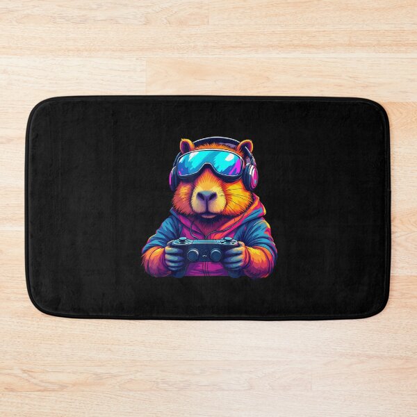 Item preview, Funny Capybara Gamepad Headphones Video Games Gamer designed and sold by prabuniard.