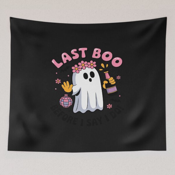 Item preview, Halloween Disco Ghost Bride Retro Bachelorette Last Boo Fall designed and sold by Rackaam.