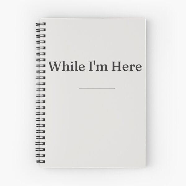 Item preview, CARE & TRANSITION JOURNALS - ✨While I’m Here✨ designed and sold by WheelieGdArt.