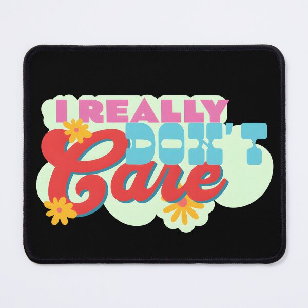 Item preview, Retro I Really Don't Care Sarcastic Quote Sticker designed and sold by Ayarachi.