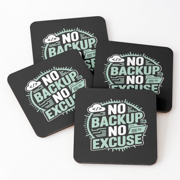 Item preview, no Backup no Excuse Computer Programmer Software designed and sold by Slwankol.