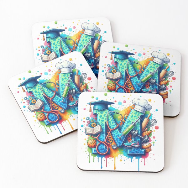 Item preview, Alphabet Fusion Art – Letter M (A–Z Collection) designed and sold by buycostarica.