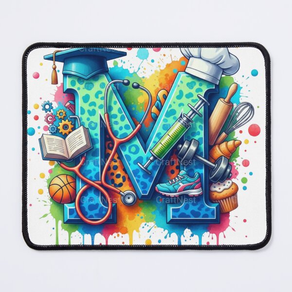 Item preview, Alphabet Fusion Art – Letter M (A–Z Collection) designed and sold by buycostarica.