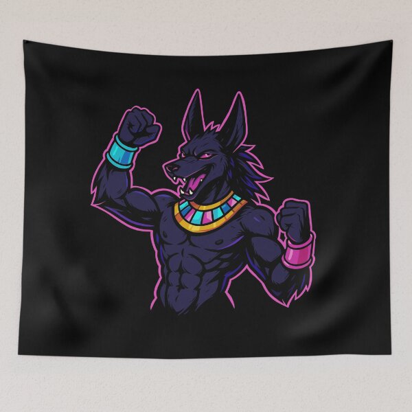 Item preview, Raving Anubis designed and sold by Ghost on Toast.