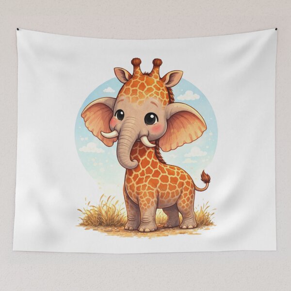 Item preview, The Gentle Giraphant designed and sold by ArgentoArt.