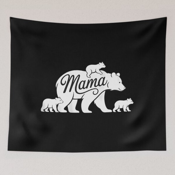 Item preview, Mama Grandma Bear with 5 Cub Mother's Day designed and sold by CruelShadesSt.