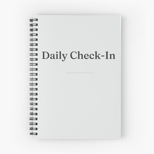 Item preview, CARE & TRANSITION JOURNALS - ✨Daily Check-In✨ designed and sold by WheelieGdArt.