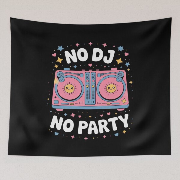 Item preview, No Dj No Party Music Fun Celebration Vibe designed and sold by Slwankol.