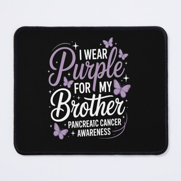 Item preview, I Wear Purple For My Brother, Pancreatic Cancer Fighter designed and sold by KonopikaaArt.