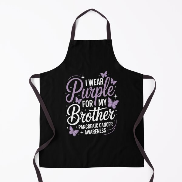 Item preview, I Wear Purple For My Brother, Pancreatic Cancer Fighter designed and sold by KonopikaaArt.
