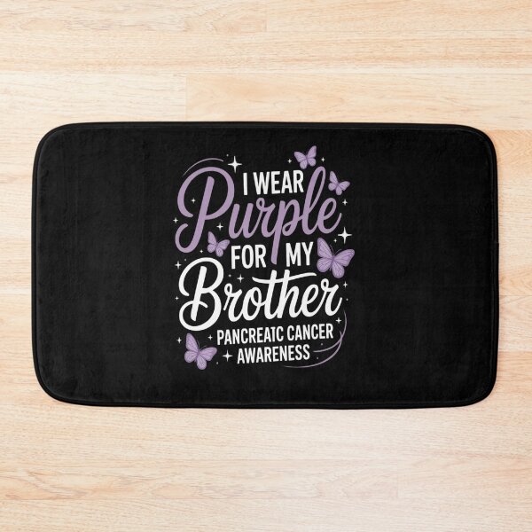 Item preview, I Wear Purple For My Brother, Pancreatic Cancer Fighter designed and sold by KonopikaaArt.