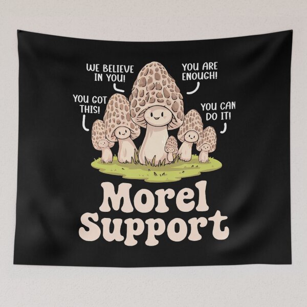 Item preview, Morel Support Funny Foraging Design designed and sold by ukanisfeysv.