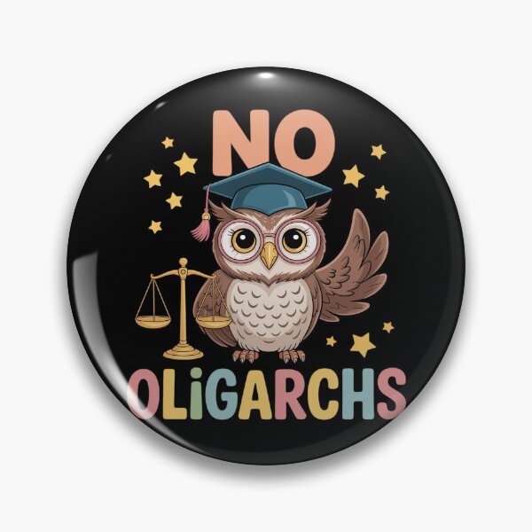 Item preview, No Oligarchs - Owl Wise Justice Scale designed and sold by Slwankol.