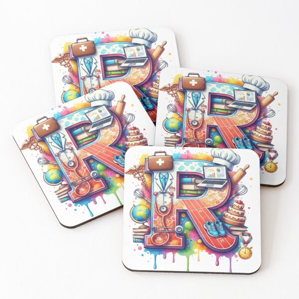 Item preview, Alphabet Fusion Art – Letter R (A–Z Collection) designed and sold by buycostarica.