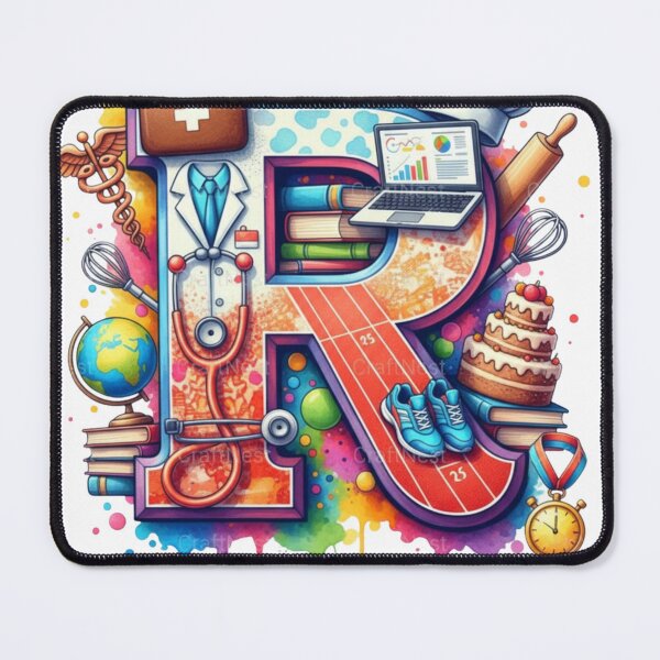 Item preview, Alphabet Fusion Art – Letter R (A–Z Collection) designed and sold by buycostarica.