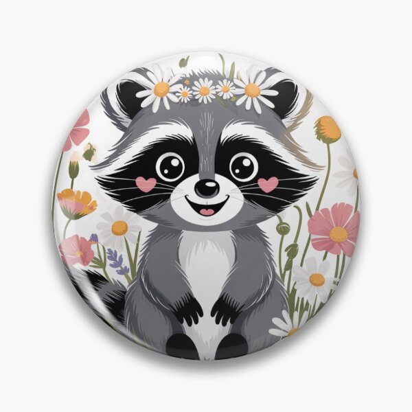 Artikelvorschau, Zigzag, der Waschbär entworfen und verkauft von PeetsXStarlight's Flower Field.