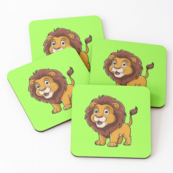 Item preview, Cute Cartoon Lion Illustration – Adorable Lion Mascot Animal Art for Kids, Stickers & T-Shirts designed and sold by Fashion Empire.