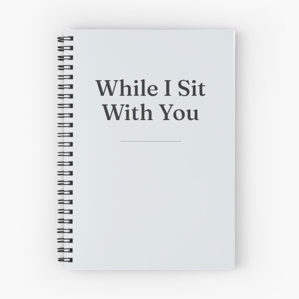 Item preview, CARE & TRANSITION JOURNALS - ✨While I Sit With You✨ designed and sold by WheelieGdArt.