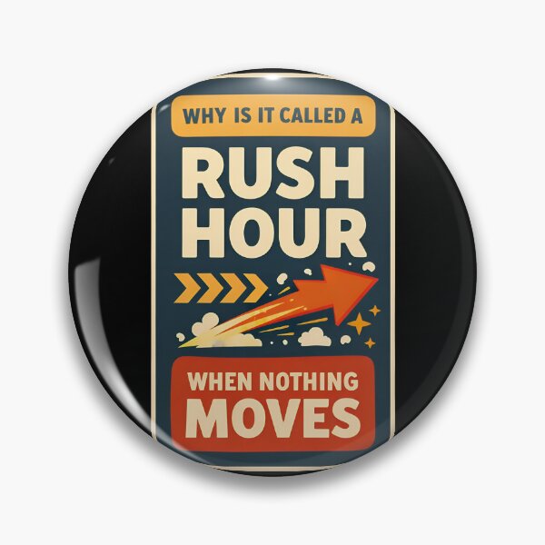 Item preview, Why Is It Called Rush Hour When Nothing Moves Design designed and sold by TeeTimeTreasure.