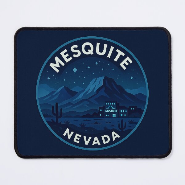 Item preview, Mesquite Nevada Night Desert Badge designed and sold by American Travels.
