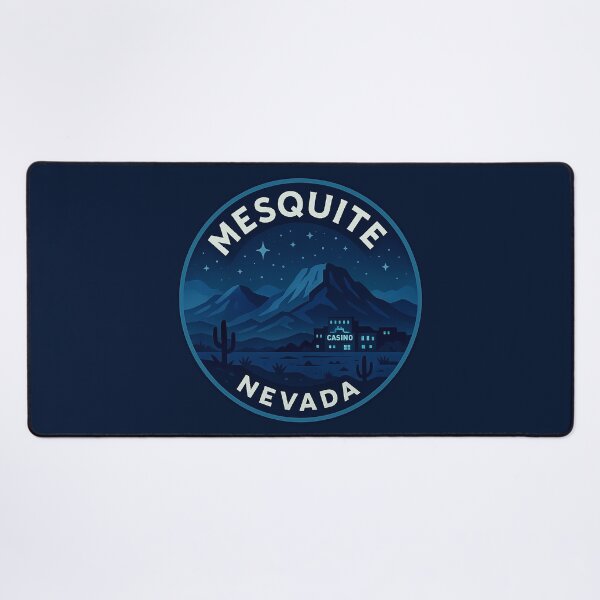 Item preview, Mesquite Nevada Night Desert Badge designed and sold by American Travels.