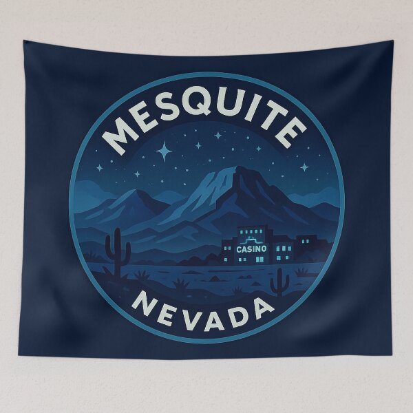 Item preview, Mesquite Nevada Night Desert Badge designed and sold by American Travels.