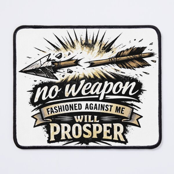 Item preview, No Weapon Fashioned Against Me Will Prosper - Shattered Arrow Graphic designed and sold by Faithloveshop.