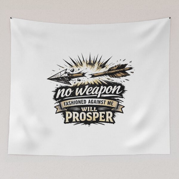 Item preview, No Weapon Fashioned Against Me Will Prosper - Shattered Arrow Graphic designed and sold by Faithloveshop.