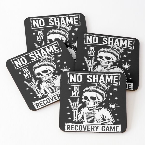 Item preview, No Shame in My Recovery Game Skeleton Sobriety designed and sold by genkihikki.