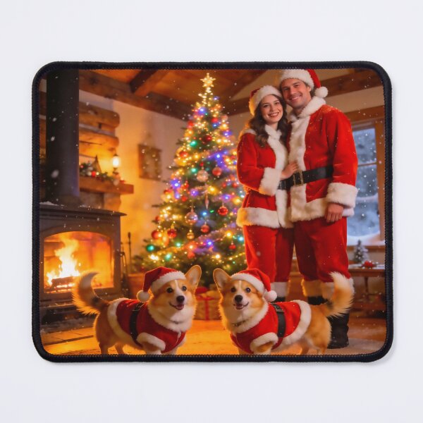 Item preview, Corgi Family Christmas designed and sold by vernonplatt.