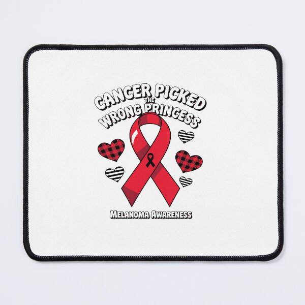 Item preview, Cancer Picked The Wrong Princess Melanoma Awareness Ribbon designed and sold by Rrettgison.