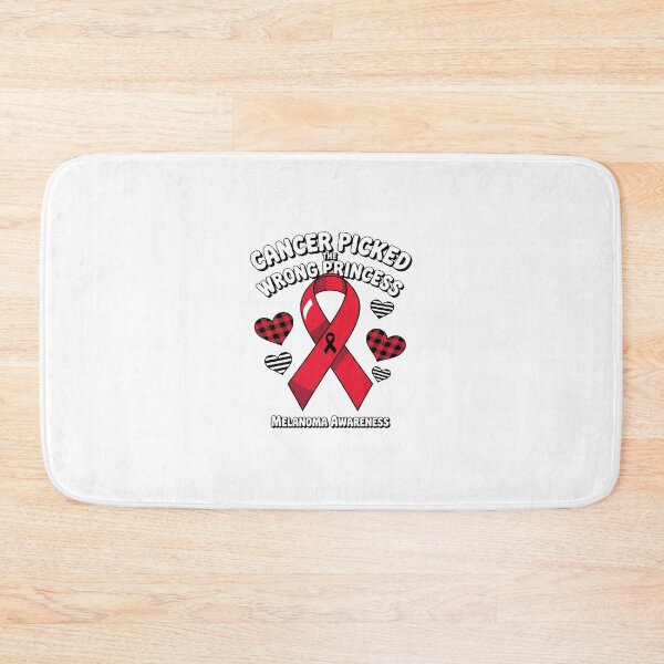 Item preview, Cancer Picked The Wrong Princess Melanoma Awareness Ribbon designed and sold by Rrettgison.