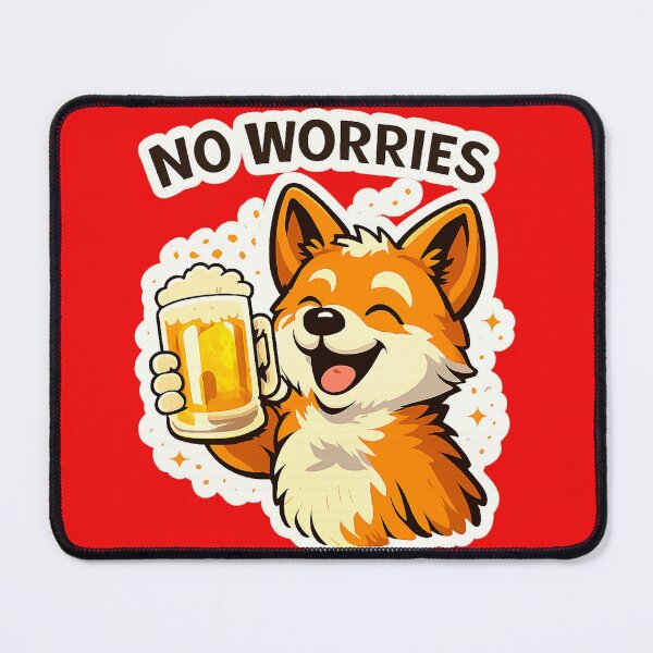 Item preview, No Worries Funny Australian Dingo Tee designed and sold by VineetHassija.