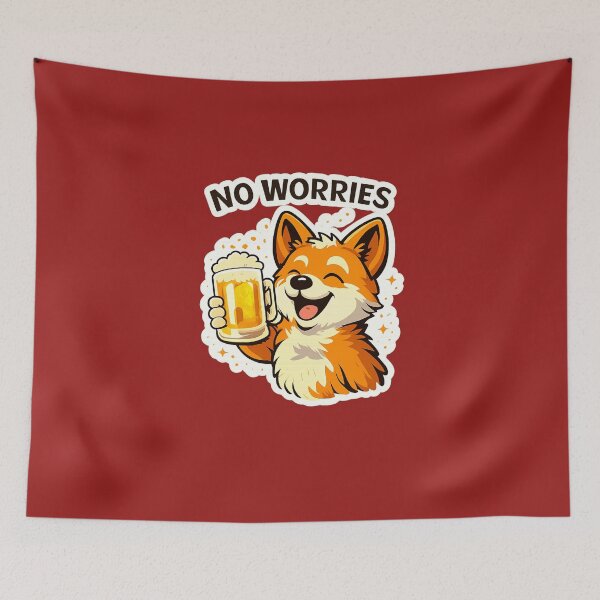 Item preview, No Worries Funny Australian Dingo Tee designed and sold by VineetHassija.