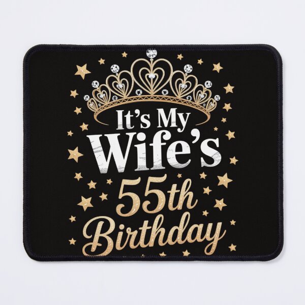 Item preview, Happy It's My Wife's 55th Birthday 1970 55 Years Old designed and sold by chaeningplan.
