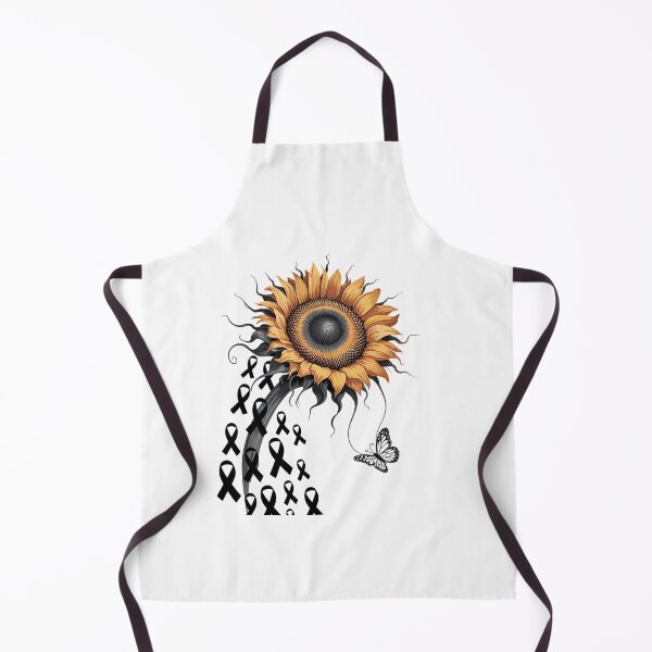 Item preview, MELANOMA CANCER Awareness Sunflower Black Ribbon designed and sold by Rrettgison.