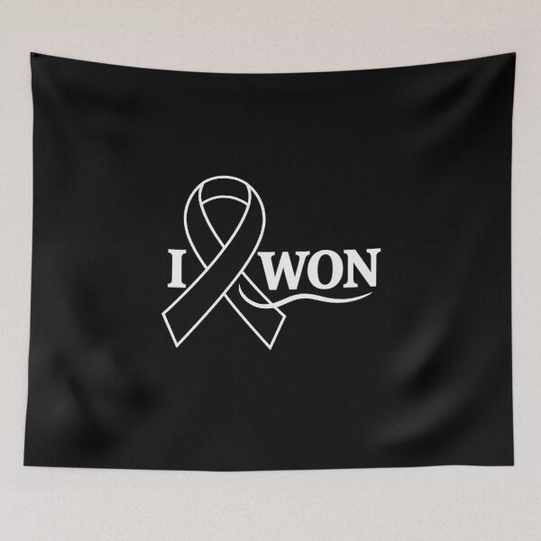 Item preview, Melanoma Cancer I Won Skin Cancer Ribbon Awareness designed and sold by Rrettgison.