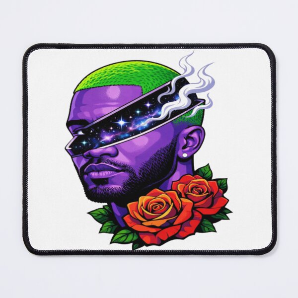 Item preview, Frank Ocean Surreal Galaxy Blonde Portrait Aesthetic T-Shirt designed and sold by LeighlaF45.