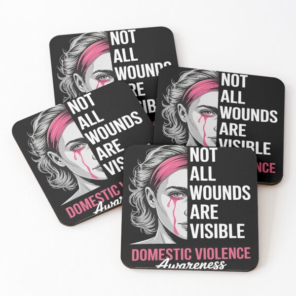 Item preview, Not All Wounds are Visible Domestic Violence Awareness designed and sold by genkihikki.