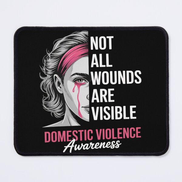 Item preview, Not All Wounds are Visible Domestic Violence Awareness designed and sold by genkihikki.