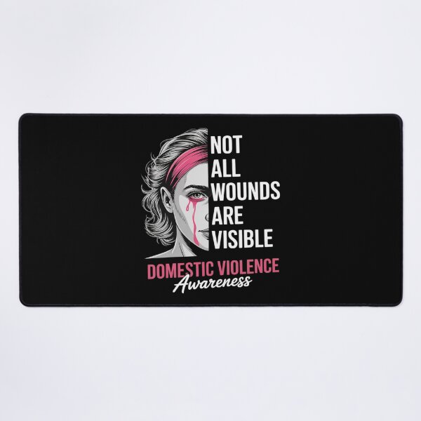 Item preview, Not All Wounds are Visible Domestic Violence Awareness designed and sold by genkihikki.