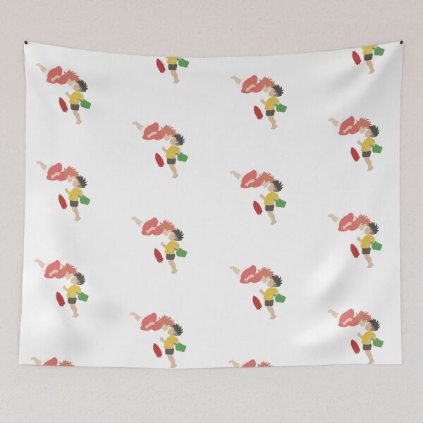 Item preview, Ponyo flying over sōsuke designed and sold by Sage’s Studio.