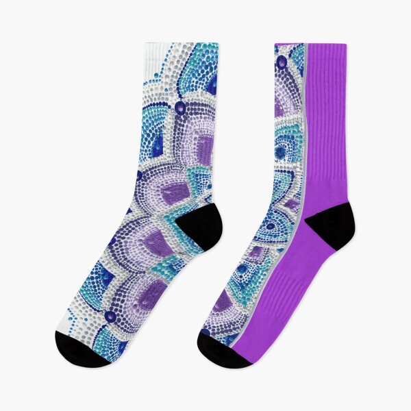 Item preview, Purple Blue and white Mandala  designed and sold by ElexisND.