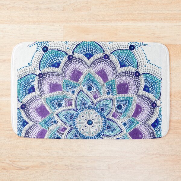 Item preview, Purple Blue and white Mandala  designed and sold by Dreamweaver Mandalas.