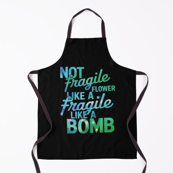 Item preview, Not fragile like a flower fragile like a bomb watercolor tee designed and sold by genkihikki.