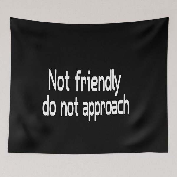 Item preview, Not Friendly Do Not Approach Not Friendly Introvert designed and sold by genkihikki.