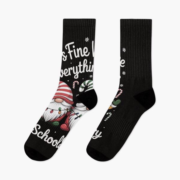 Item preview, School Secretary Xmas Everything Is Fine Christmas Gnomie designed and sold by chaeningplan.